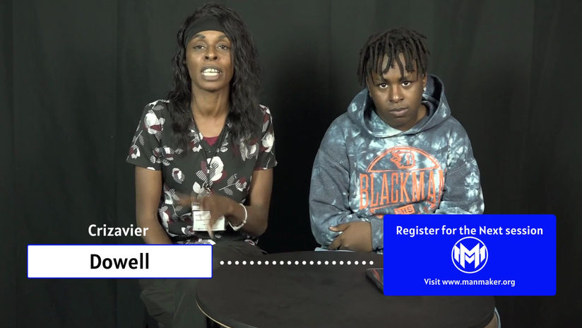 Crizavier Dowell and Mom